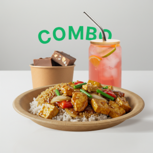 Combo deal (Meal + Side + Drink)